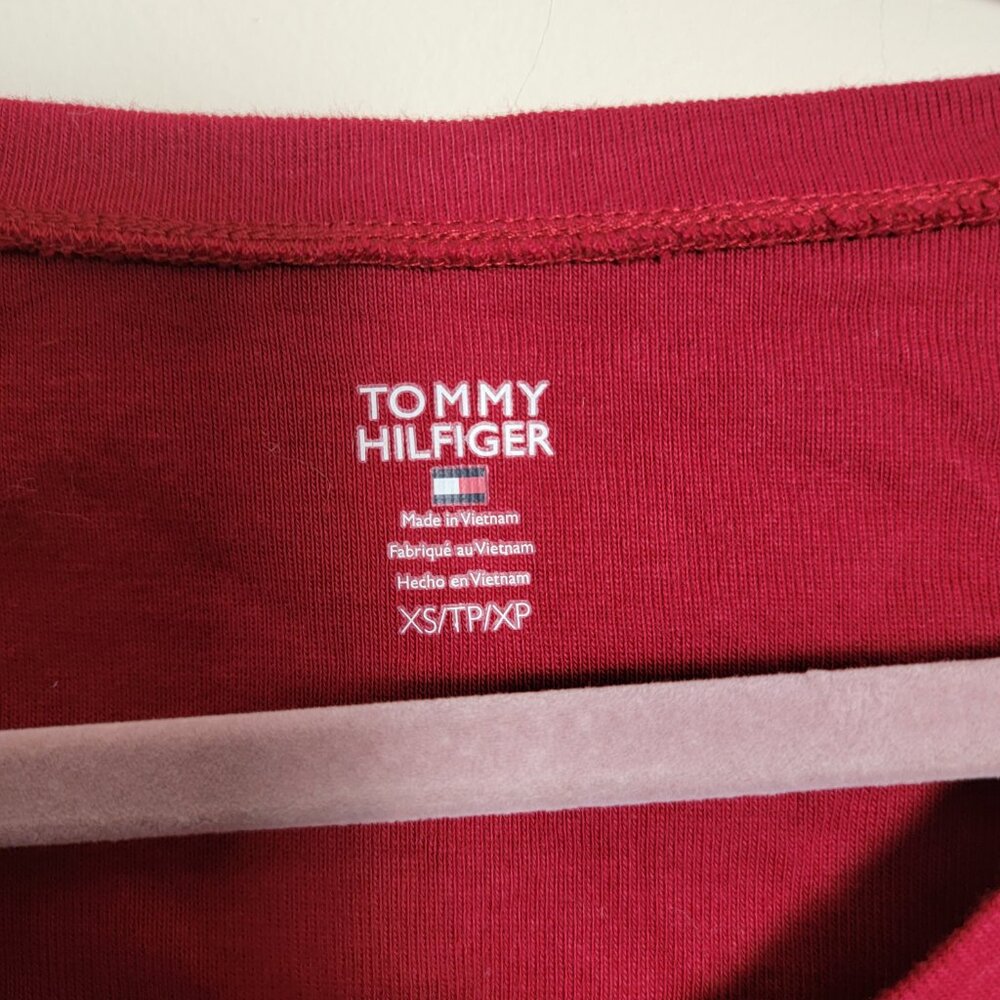 Tommy Hilfiger Women's Slim Fit V-Neck T-Shirt Size XS - Picture 3 of 3